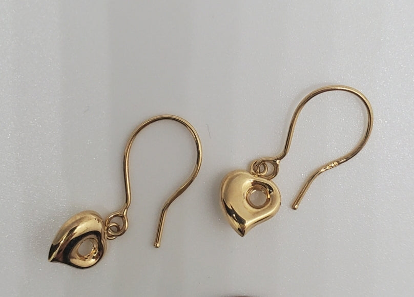 Monaca Earrings in 18k Japan Gold – Weishair Woodworks