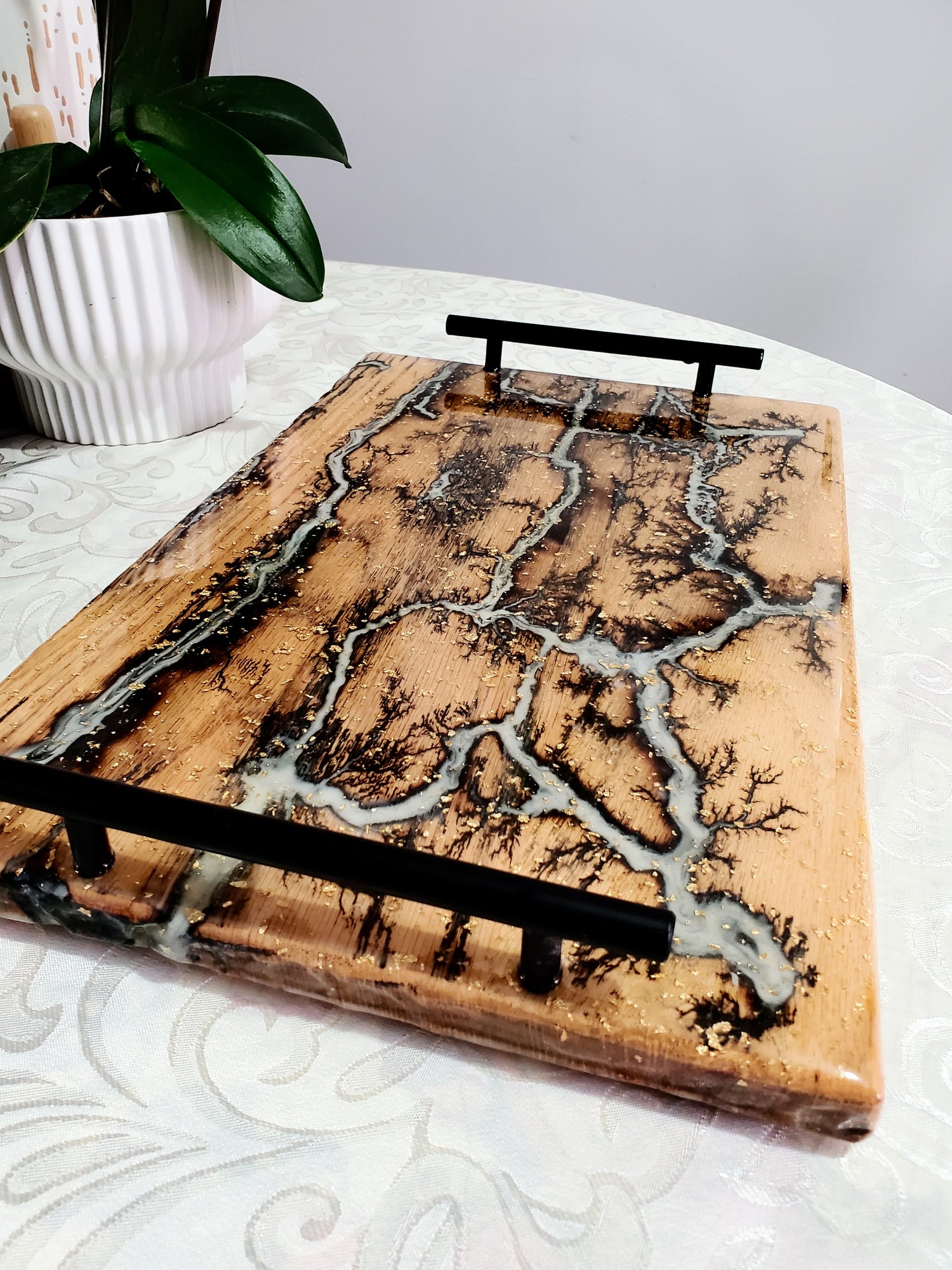 Fractal Burned Charcuterie Boards